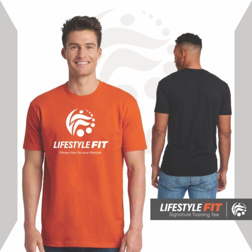 LifestyleFit Orange Signature Tee