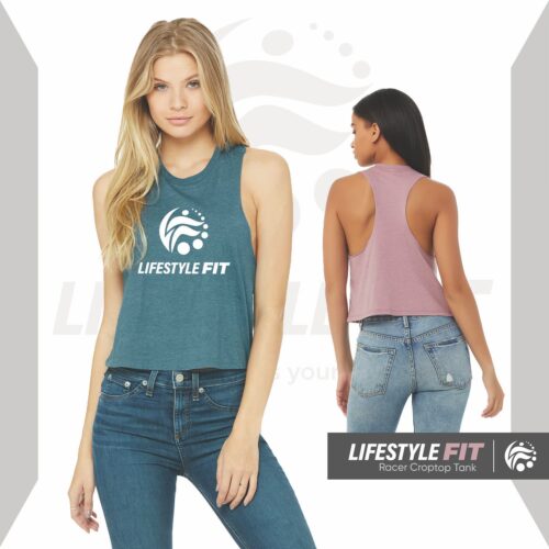 LifestyleFit Teal Racer Croptop